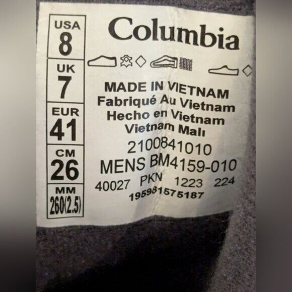 Columbia BUGABOOT III XTM INSULATED MEN'S WINTER BOOTS - size 8 New - Picture 5 of 13